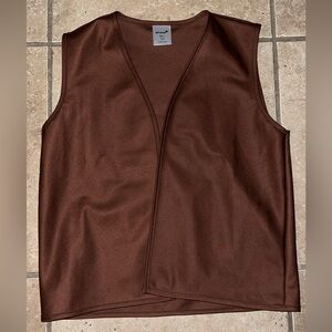 Brown Sleeveless Vest